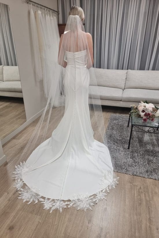 Custom Made Lace Motif Veil